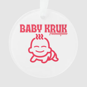 Lustiges Baby Kruk Philadelphia Premium Ornament