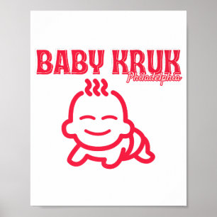 Lustiges Baby Kruk Philadelphia Premium Poster