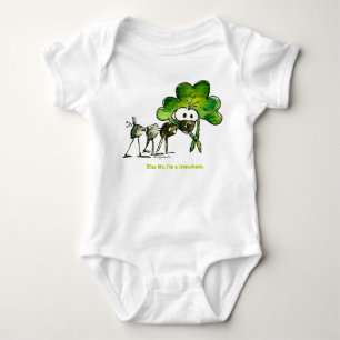 Lustiges Baby Leprochaun St. Patricks Tages Strampler