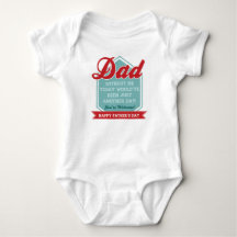 Lustiges Baby Onsie für den Vatertag