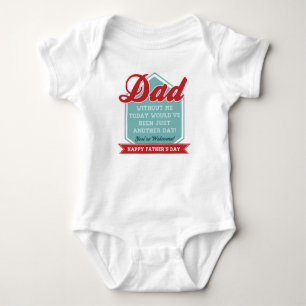 Lustiges Baby Onsie für den Vatertag Strampler