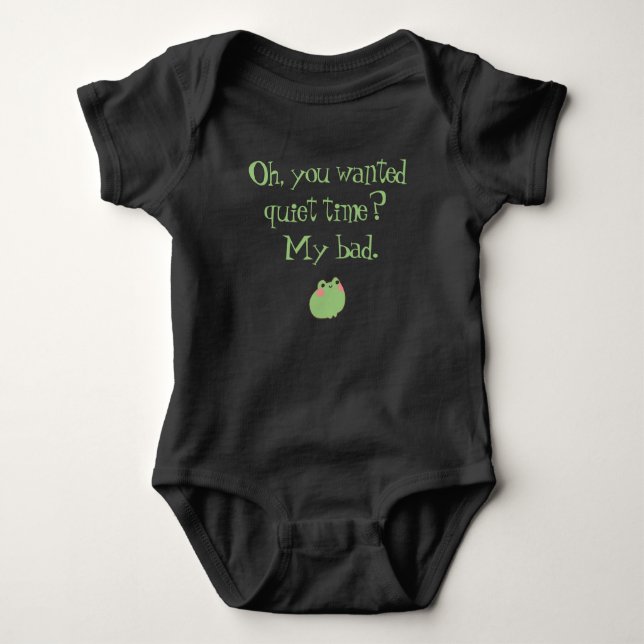 lustiges Baby Outfit Geschenk für Neugeborene mit  Baby Strampler (Vorderseite)