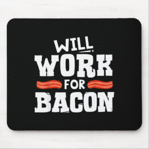Lustiges Bacon-Design für Männer Frauen Jungen Mäd Mousepad