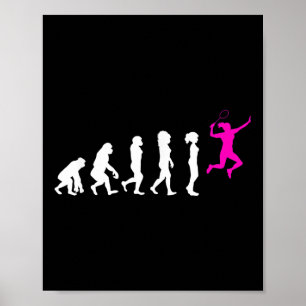 Lustiges Badminton-Geschenk für Badminton-Fan Poster
