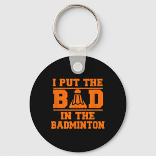Lustiges Badminton-Geschenk Männer Frauen Teenager Schlüsselanhänger