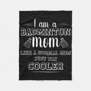 Lustiges Badminton-Mutter-Shirt Frauen Badminton-S Fleecedecke