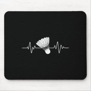 Lustiges Badminton-Schläger-Sportteam-Spieler Badm Mousepad