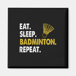 Lustiges Badminton-Shuttle-Novelty-T-Shirt Magnet