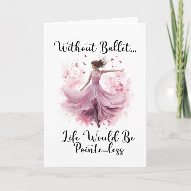 Lustiges Ballett  Karte (Vorderseite)
