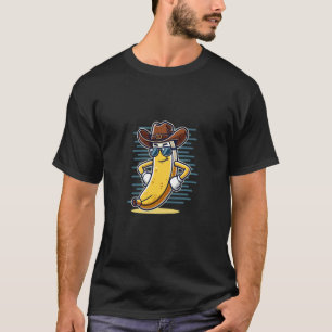 Lustiges Bananen-Cowboy-Shirt - Satteln Sie sich f T-Shirt
