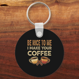 Lustiges Barista-Cafe-Liebhaber-Geschenk Schlüsselanhänger