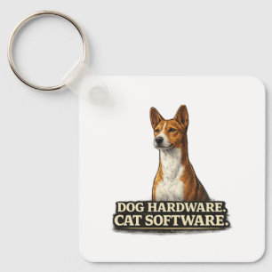 Lustiges Basenji-Besitzer-Geschenk Schlüsselanhänger