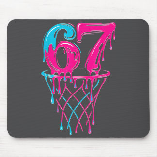Lustiges Basketball Sieben 7 Alpha Gen Drip Six 67 Mousepad