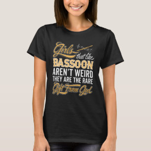 Lustiges Bassoon-Mädchen - Bassoonist-Dame T-Shirt