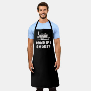 Lustiges BBQ Stört es, wenn ich rauche Schürze