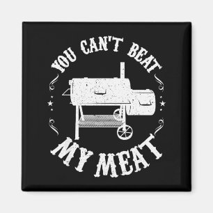 Lustiges Bbq T Reverse Flow Smoker Zubehör Dad Gri Magnet
