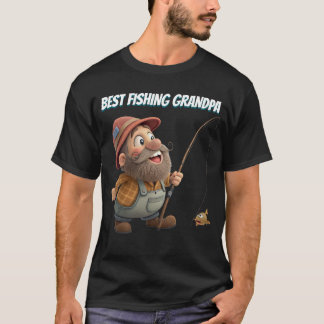 Lustiges Bestes Angel-Opa Cartoon-Charakter-Gesche T-Shirt