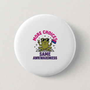 Lustiges Bi-Frosch-Pride-Shirt-Design_1 Button