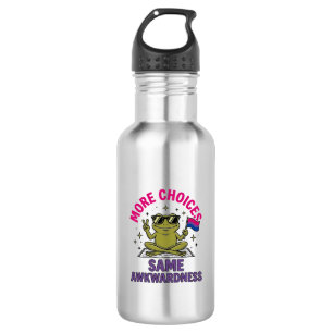 Lustiges Bi-Frosch-Pride-Shirt-Design_1 Edelstahlflasche