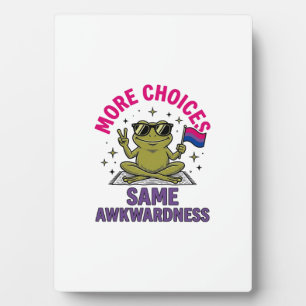 Lustiges Bi-Frosch-Pride-Shirt-Design_1 Fotoplatte