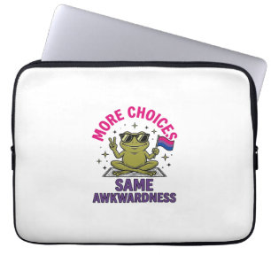 Lustiges Bi-Frosch-Pride-Shirt-Design_1 Laptopschutzhülle