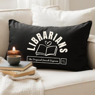 Lustiges Bibliothekarshumor Buchliebhaber-Geschenk Lendenkissen