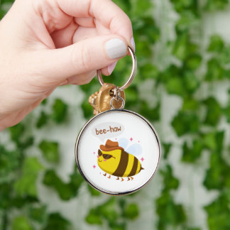 Lustiges Bienendesign Schlüsselanhänger