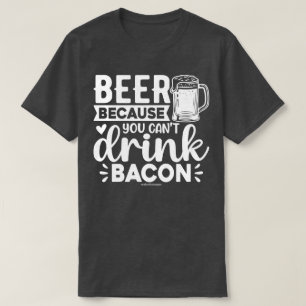 Lustiges Bier Grafik T-Shirt - Kann keinen Speck t