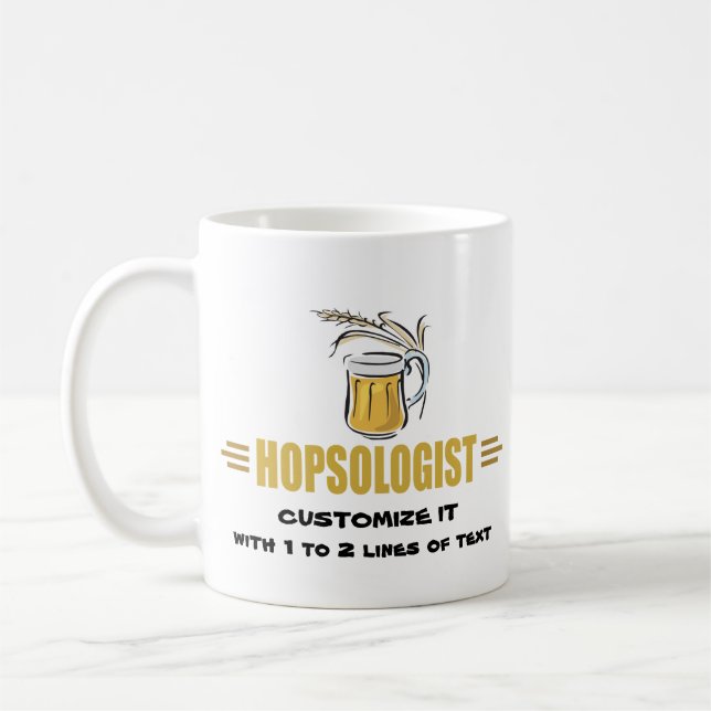 Lustiges Bier Kaffeetasse (Links)