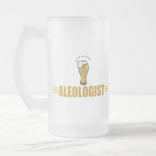 Lustiges Bier Mattglas Bierglas