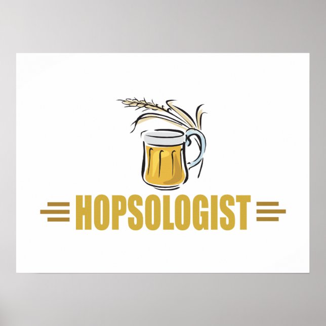 Lustiges Bier Poster (Vorne)