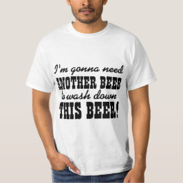 Lustiges Bier-trinkender Spaß T-Shirt