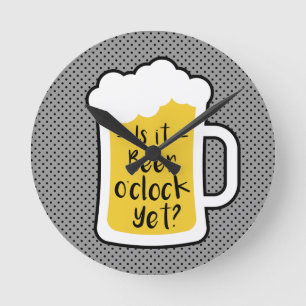 Lustiges Bier-Uhr Runde Wanduhr