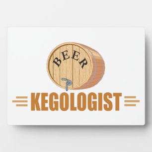 Lustiges Bierfass Fotoplatte