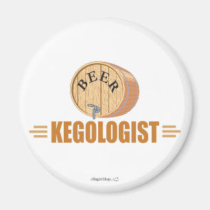 Lustiges Bierfass Magnet