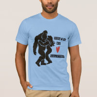 Lustiges BigFoot „Du bist mein Squatchy“ romantisc