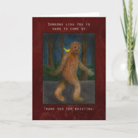 Lustiges Bigfoot Sasquatch Liebesjubiläum 