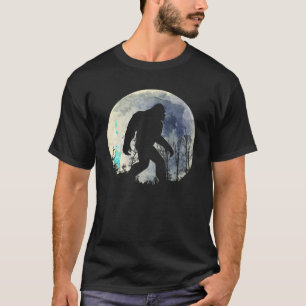lustiges Bigfoot Sasquatte Vollmond T Shirt