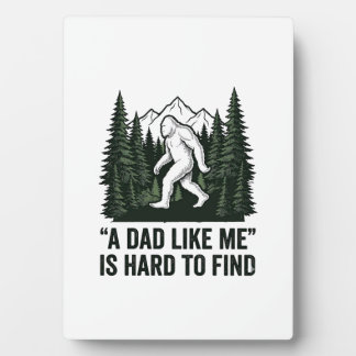 Lustiges Bigfoot-Vater Vintage-Wald-Shirt-Design_1 Fotoplatte
