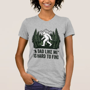 Lustiges Bigfoot-Vater Vintage-Wald-Shirt-Design_1 T-Shirt