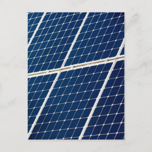 Lustiges Bild eines Solarpanels Postkarte