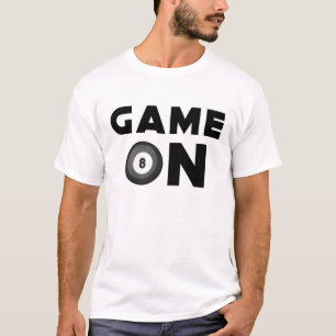 Lustiges Billard-Design T-Shirt