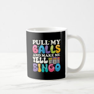 Lustiges Bingo Glücksbälle und Schrei-Tasse Kaffeetasse