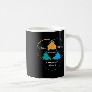 Lustiges Bioinformatik-Biologie-Wissenschaft-Lehre Kaffeetasse