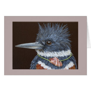 Lustiges Blanche die Eisvogelkarte