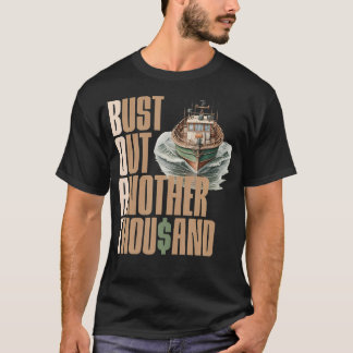 Lustiges Boot platzt aus einem weiteren Tausend Bo T-Shirt