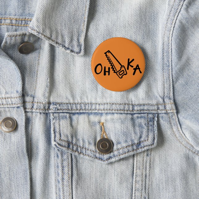 Lustiges Bottuns - Osaka (Oh-Säge-Ka) Button (Beispiel)