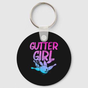 Lustiges Bowling-Design für Mädchen Frauen Bowler Schlüsselanhänger