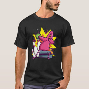 Lustiges Bowling-Shirt für Kinder, Flamingo-Bowler T-Shirt