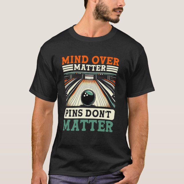 Lustiges Bowling T-Shirt (Vorderseite)
